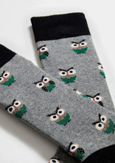 Chaussettes en coton - BeOwl Gris